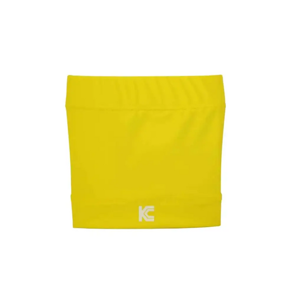 glucose sensor protective armband yellow color front view adjustable band for secure CGM placement