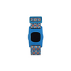 Medtronic Simplera armband for children with rotating clip and metal adjuster in colorful design.