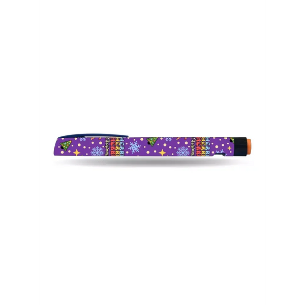 NovoRapid Flexpen Insulin Pen Stickers - Christmas