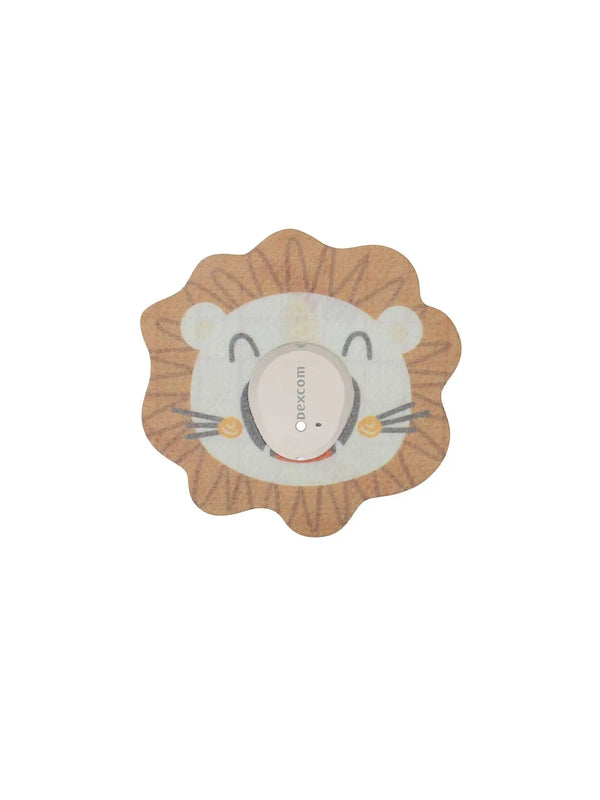 Fixierpflaster für Kinder für Dexcom G7 – Blume, Stern oder Löwe – Patch Me Up!