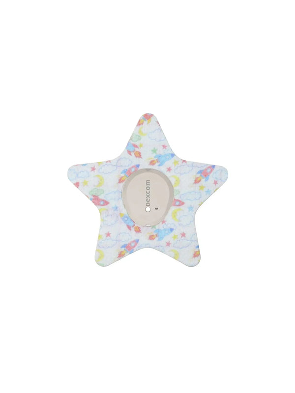 Fixierpflaster für Kinder für Dexcom G7 – Blume, Stern oder Löwe – Patch Me Up!