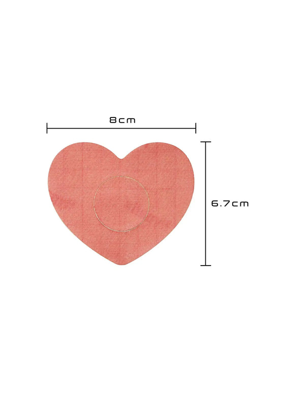 Freestyle Libre 2 heart patch dimensions kids CGM adhesive patch size guide for accurate sensor fit