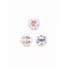 Freestyle Libre 2 Halloween Stickers - Set of 3 with designs featuring 'Boo-tiful,' 'It's Spooky Season,' and 'Trick or Treat' in purple and orange accents.