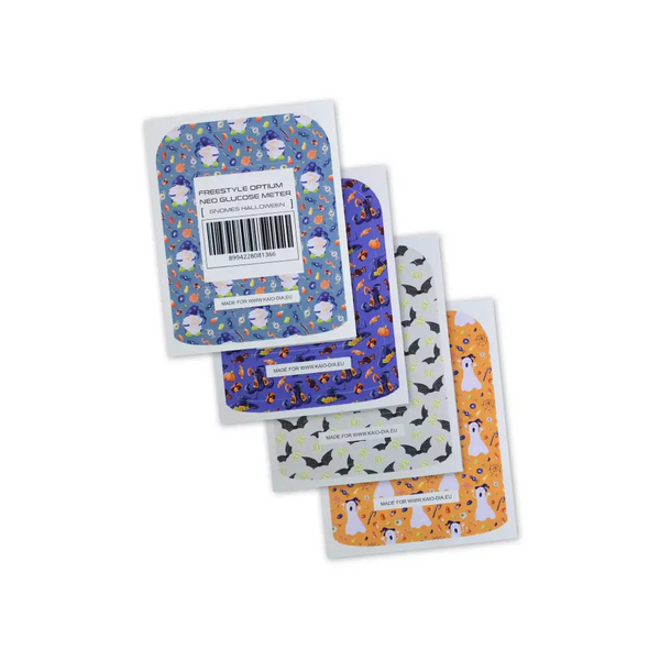 Freestyle Optium Neo Glucose Meter Stickers - Halloween