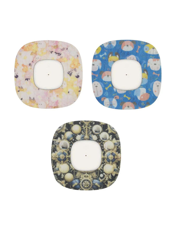 Simplera Sensor Patch for Kids, colorful designs, hypoallergenic, easy application.