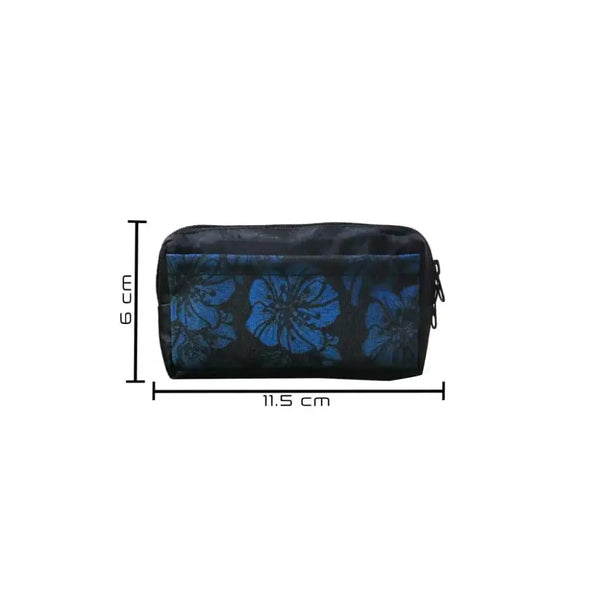 Horizontal Insulin Pump Case with floral pattern, 11.5 x 6 cm dimensions, designed for comfort and compatibility with various pumps.