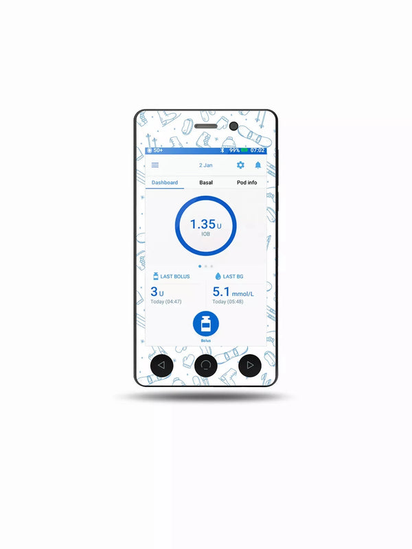 Omnipod DASH Sticker - Winter Collection