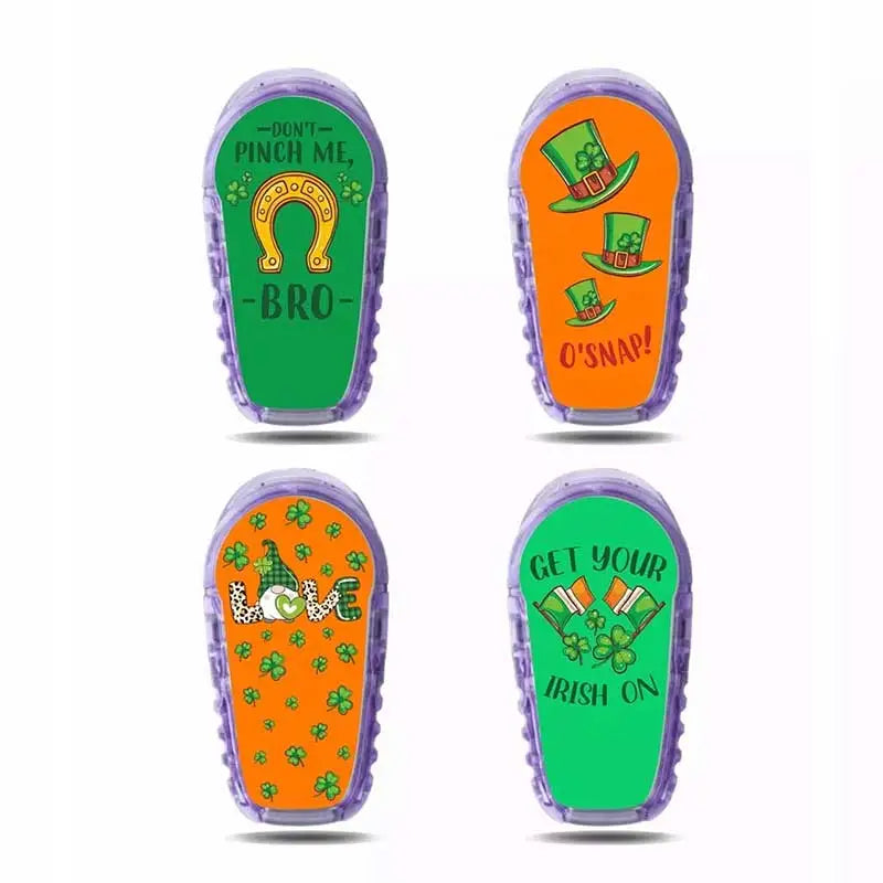 Blood Glucose Sensor Stickers - St. Patrick’s Day Edition Bild