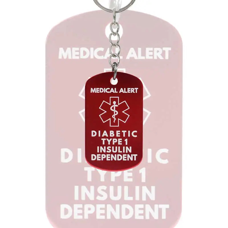 Diabetes Awareness Key Chains - Kaio-Key Hanger Bild