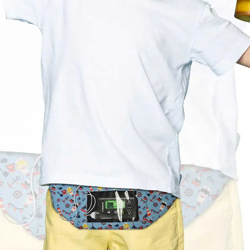 Insulin Pump Belt with Double Pocket for Children - Dia-Twin Pocket Belt Bild
