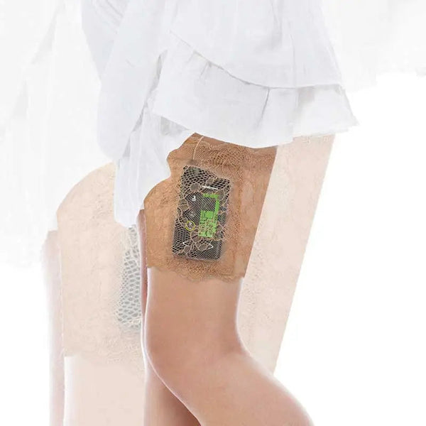 Insulinpumpe Spitzenstrumpfband - Dia-Lacy Leg Band