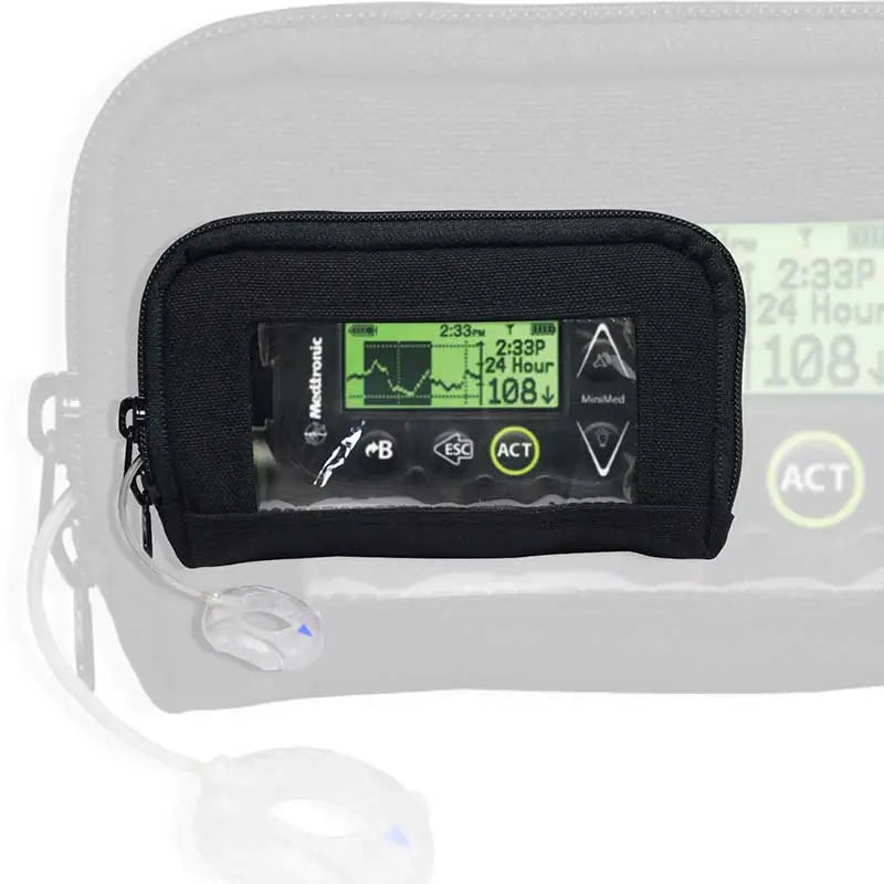 Insulin Pump Pouch with Window - Dia-Compact Insulin Pump Case Bild