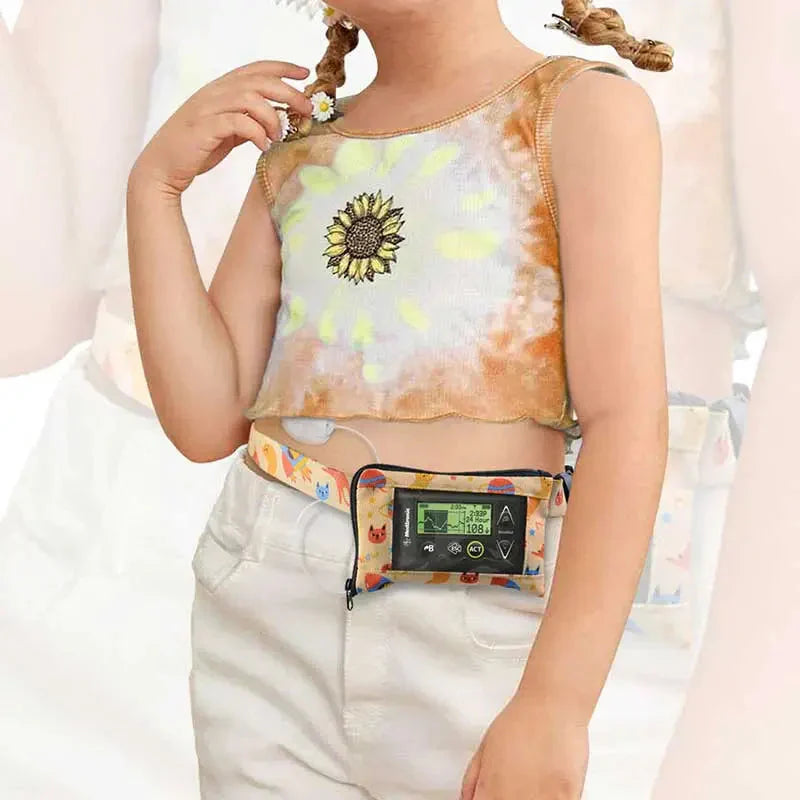 Insulin Pump Belt with Window For Kids Bild