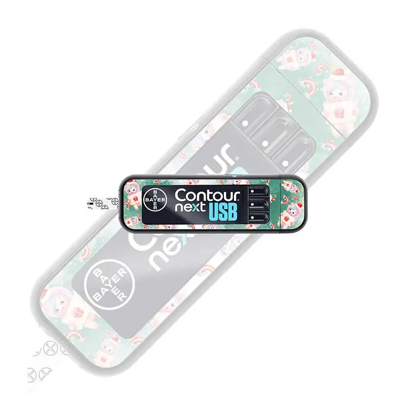 decorative sticker for blood glucose meter with colorful design Bild