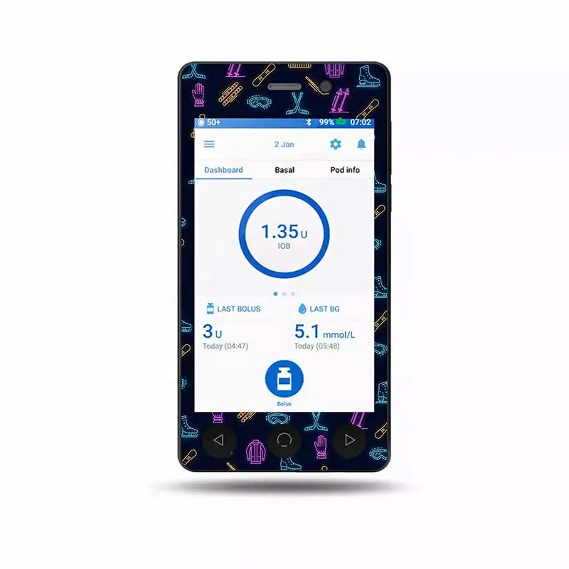 Omnipod DASH Stickers - Winter Edition Bild