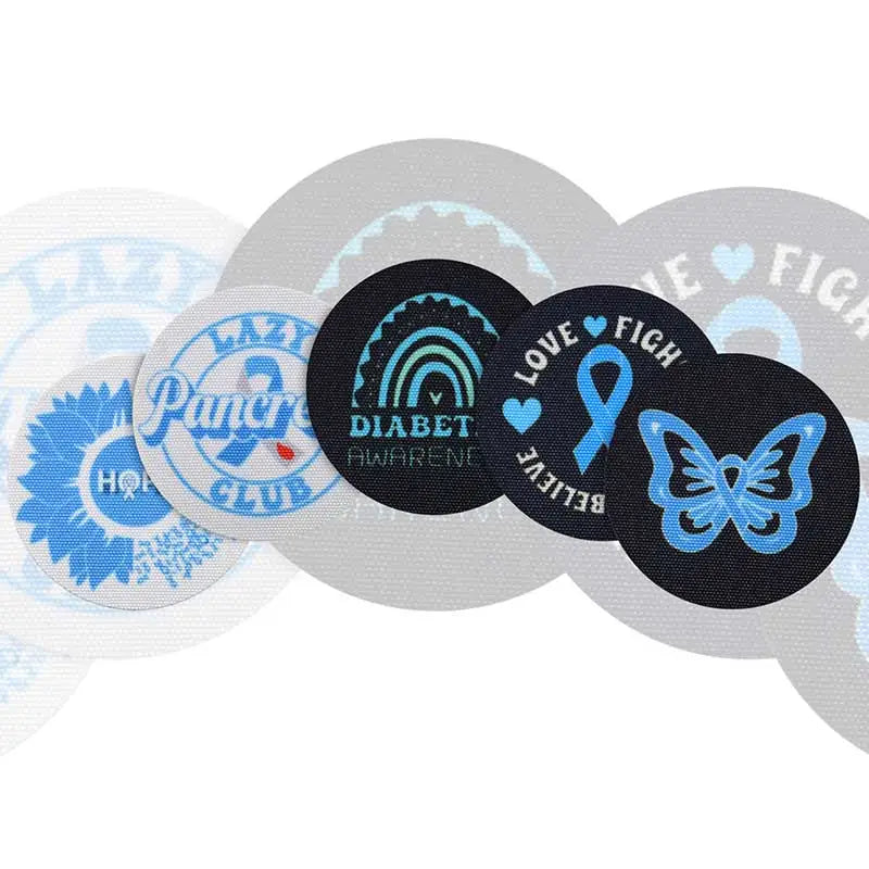 Personalize your clothes and accessories - Iron-on Diabetes Awareness Patches Bild