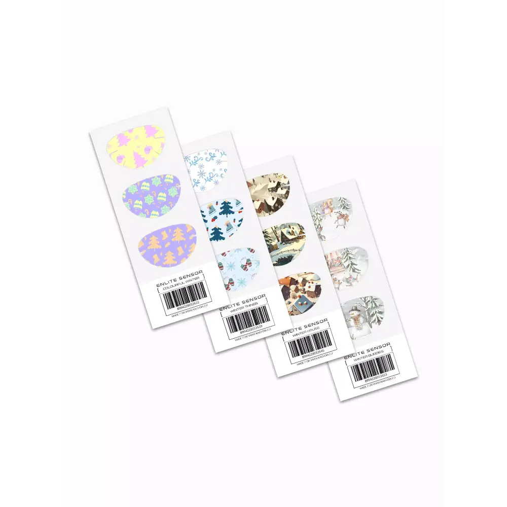 Winter-Themed Guardian Enlite Sensor Stickers | Stylish &