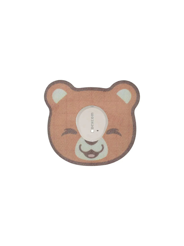 Kinder-Fixierpflaster für Dexcom G7, Form Bär