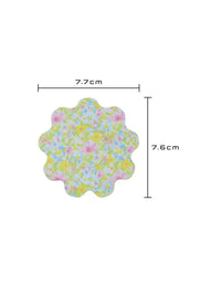 Kinder-Fixierpflaster für FreeStyle Libre 2, Form Blume, Größe 7,7 x 7,6 cm
