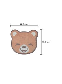 Kinder-Fixierpflaster für FreeStyle Libre 3, Form Bär, Größe 6,8 x 6,2 cm