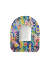 Fixierpflaster für Omnipod Pod, Design Ethereal Bloom