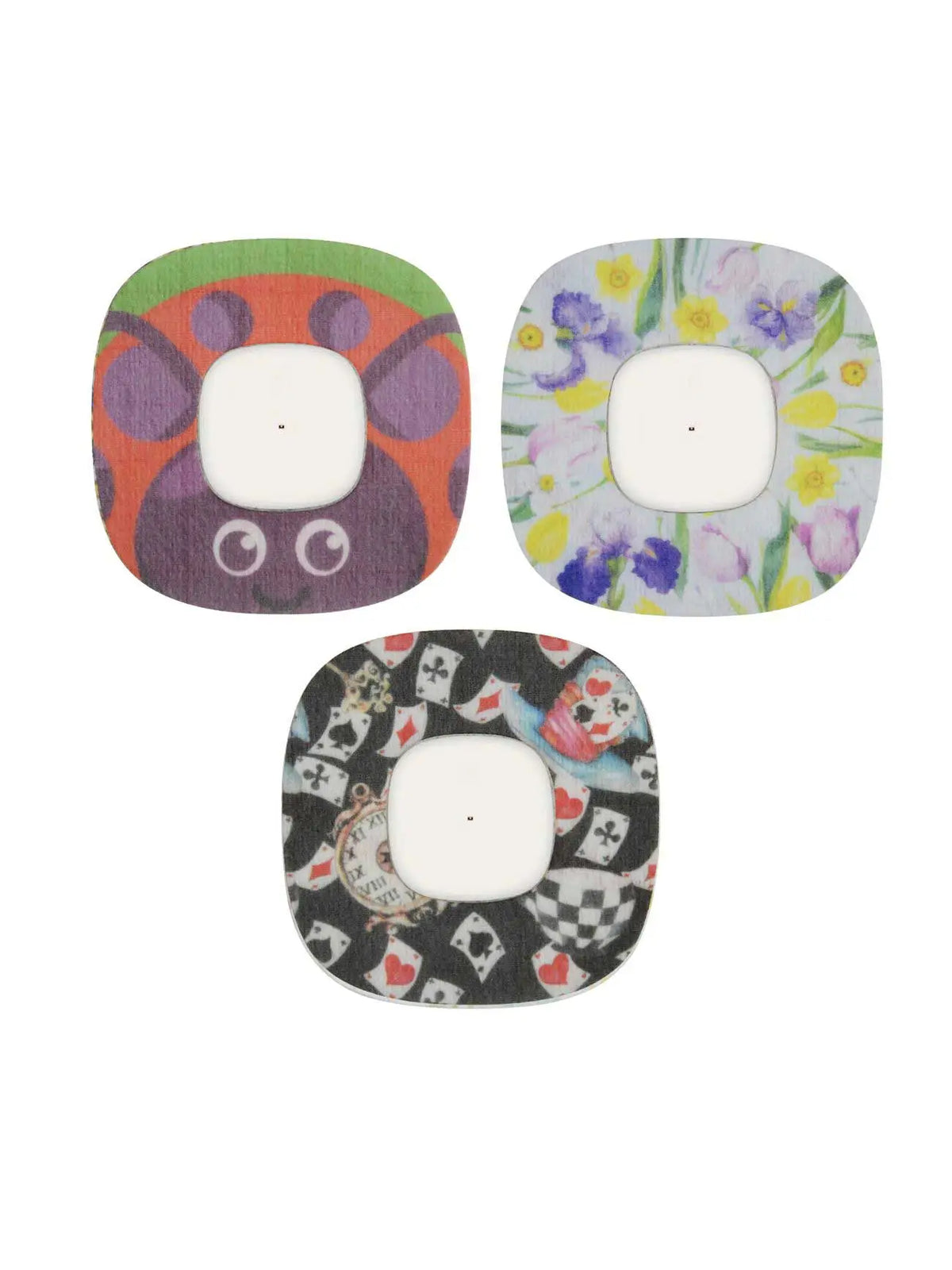 Kinder-Fixierpflaster für Simplera Sync, WonderGarden-Set mit 3 Pflastern