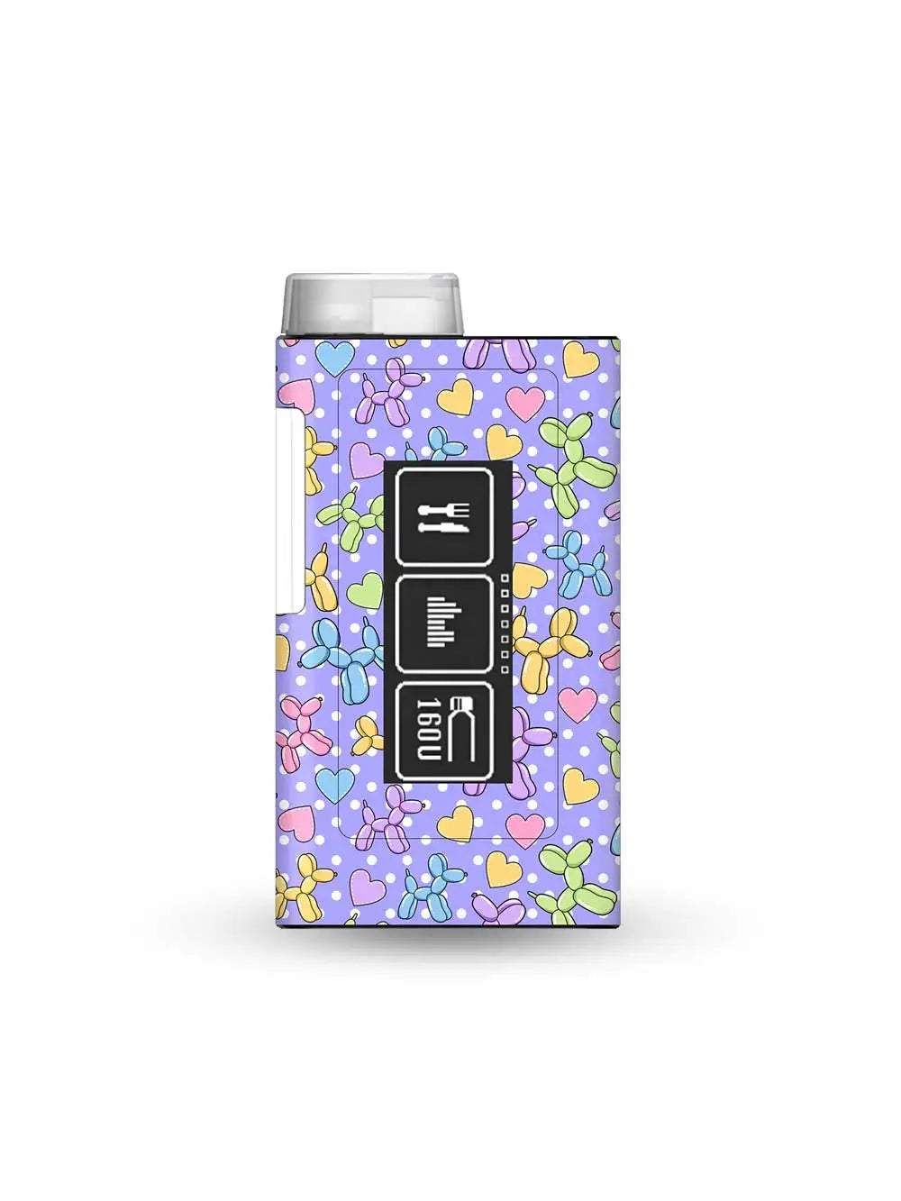 mylife ypsopump insulin pump sticker with bubbly pups design for cute and playful diabetes device personalizatio
