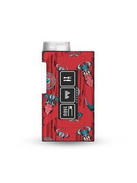 mylife ypsopump insulin pump sticker with Saga of Steel design for bold and durable looking diabetes device customization