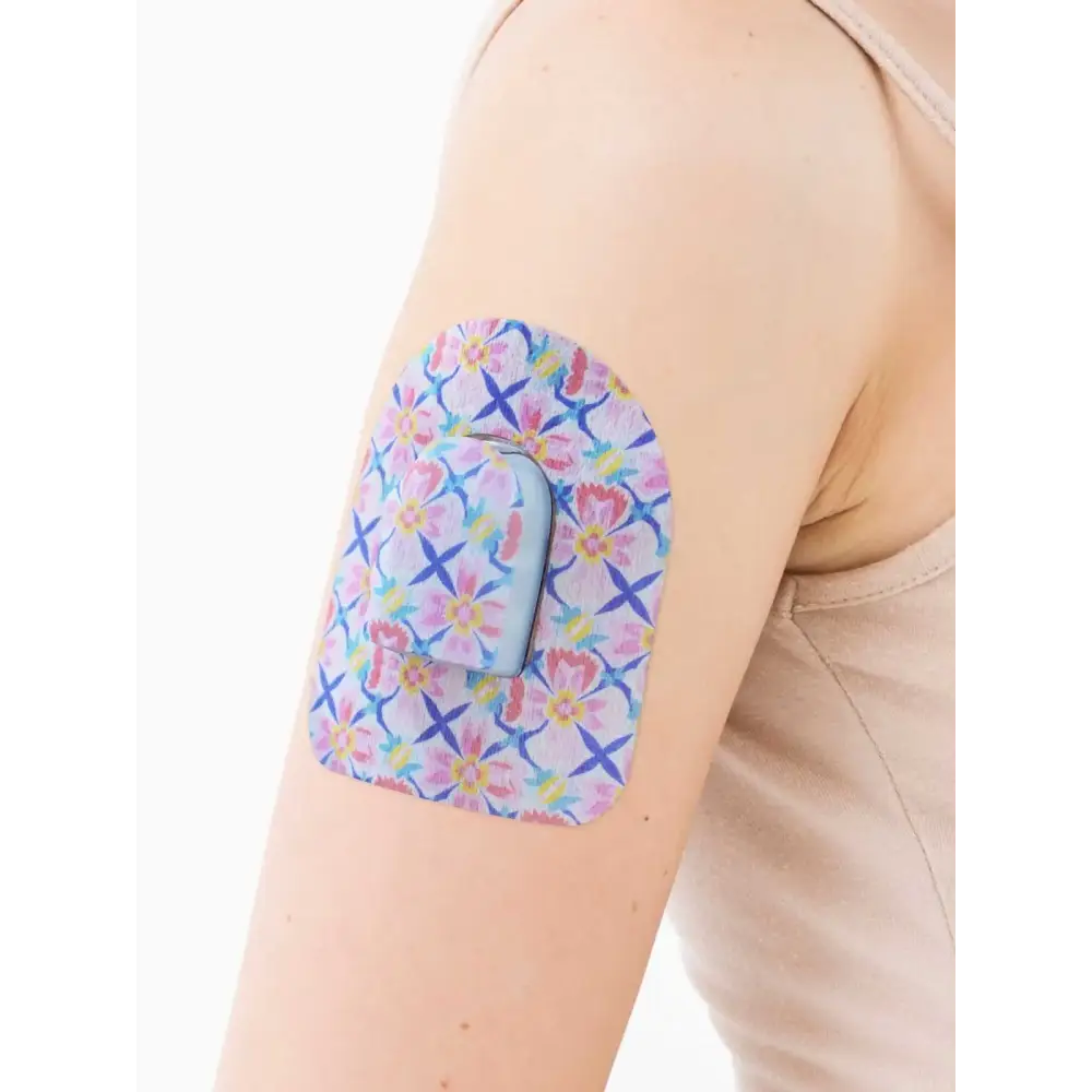 Fixierpflaster für Omnipod Pod, Serie Spring, am Arm, Nahaufnahme