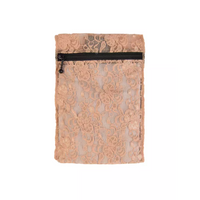 Lace-patterned insulin cooling wallet for 3 insulin pens or 5 vials.