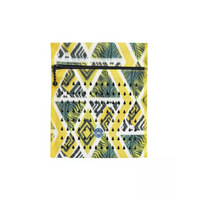 Insulin cooling wallet with vibrant geometric design, lightweight and travel-friendly.