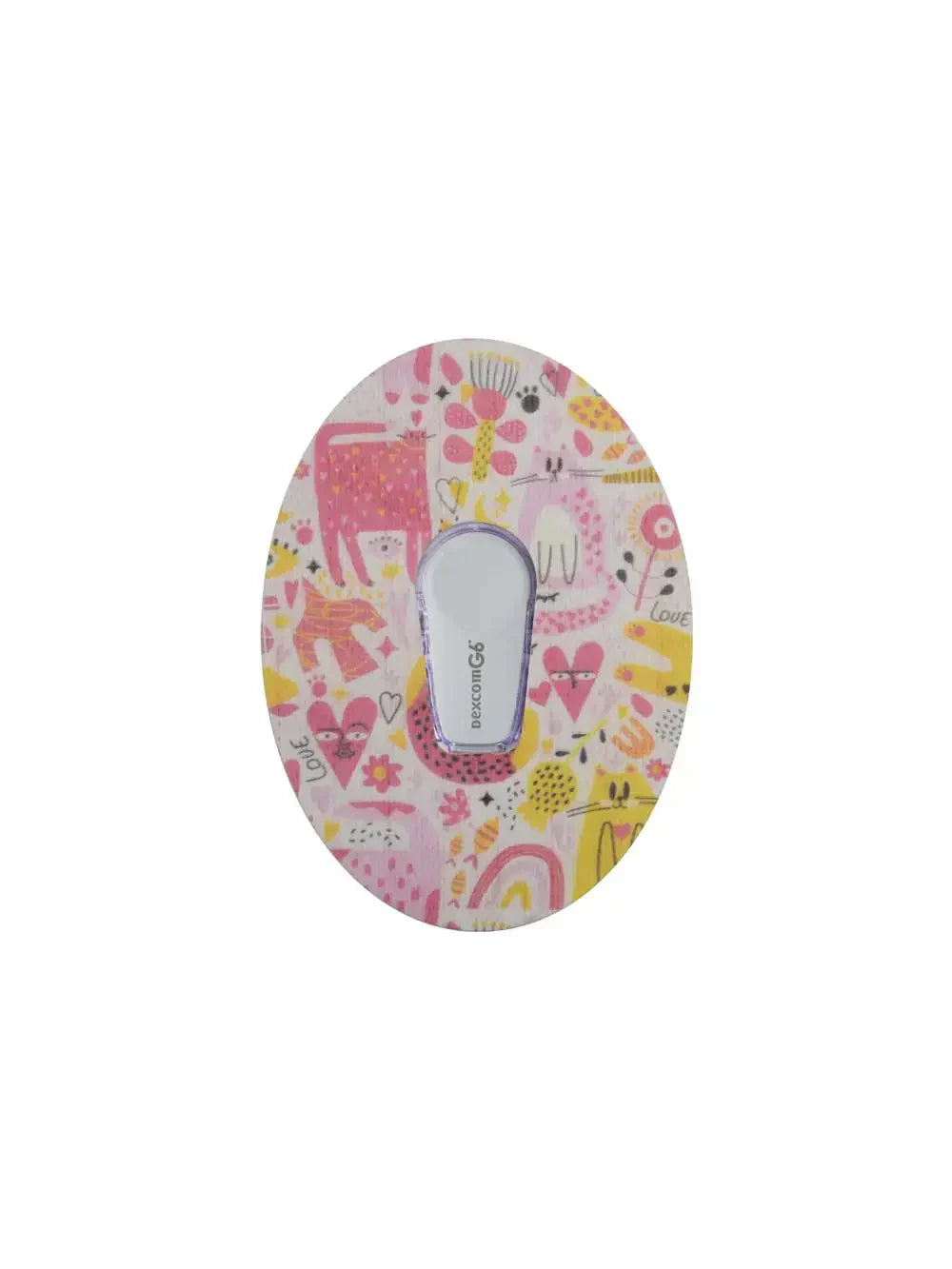 Fixierpflaster für Dexcom G6, Design Catch the Love