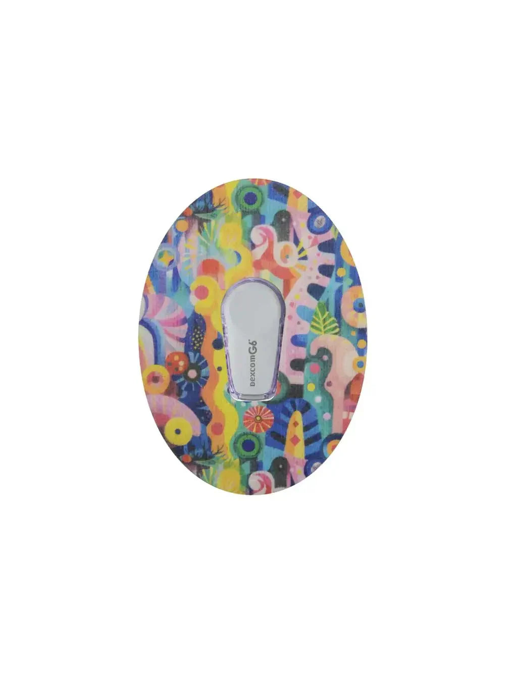 Fixierpflaster für Dexcom G6, Design Ethereal Bloom