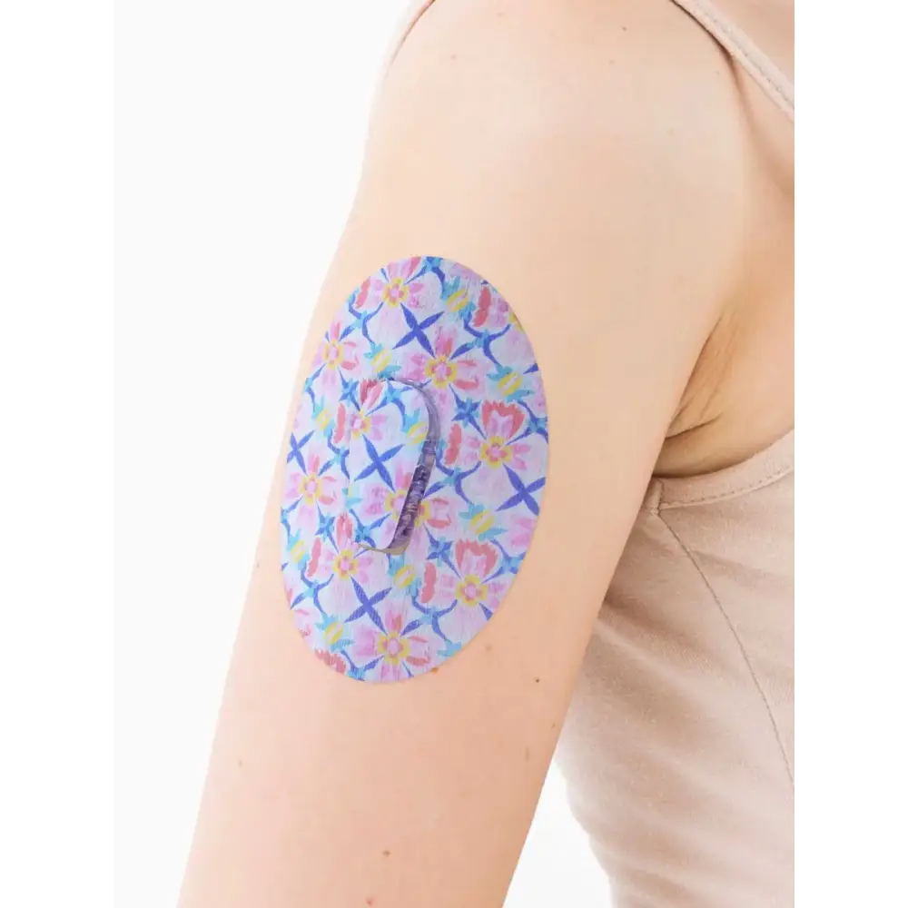 Fixierpflaster für Dexcom G6, Serie Spring, am Arm, Nahaufnahme