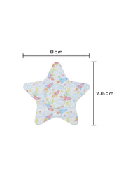 Kinder-Fixierpflaster für Dexcom G7, Form Stern, Größe 8,0 x 7,6 cm