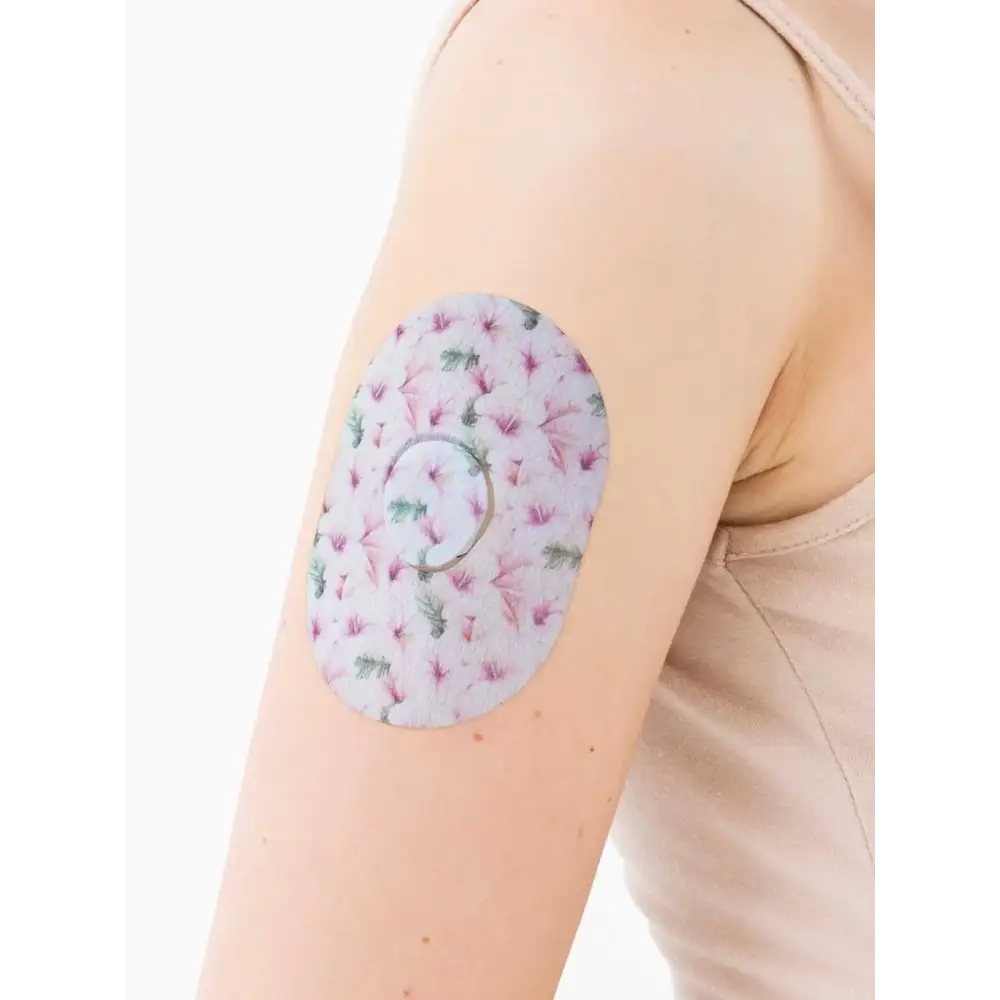 Fixierpflaster für Dexcom G7, Serie Spring, am Arm, Nahaufnahme