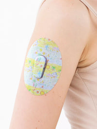Fixierpflaster für Dexcom G6, Design Childhood Memories, am Arm