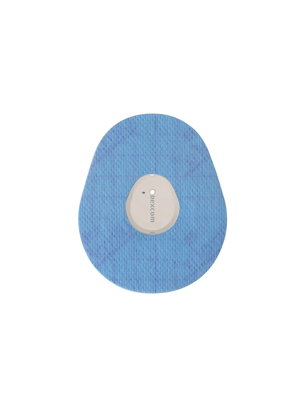 Fixierpflaster für Dexcom G7, Form Tropfen, Blau