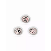 Three speckled quail eggs in Dexcom G7 Stickers - Valentine Edition 2025 design