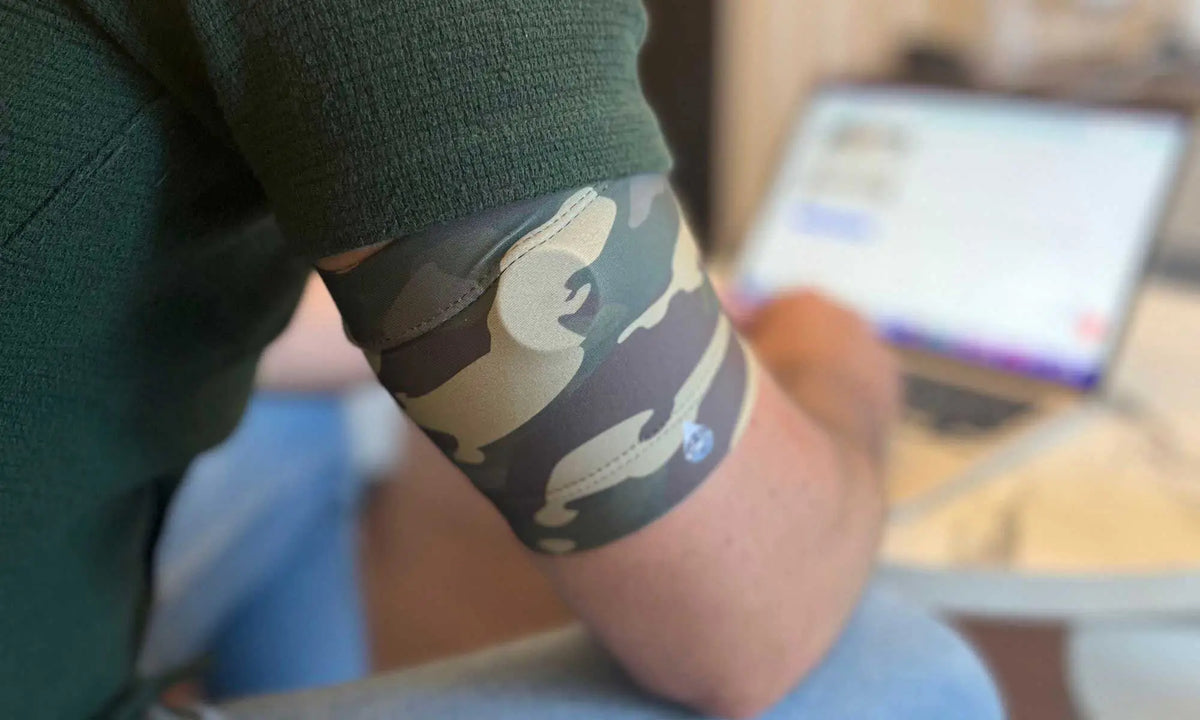 glucose sensor armband protection Bild