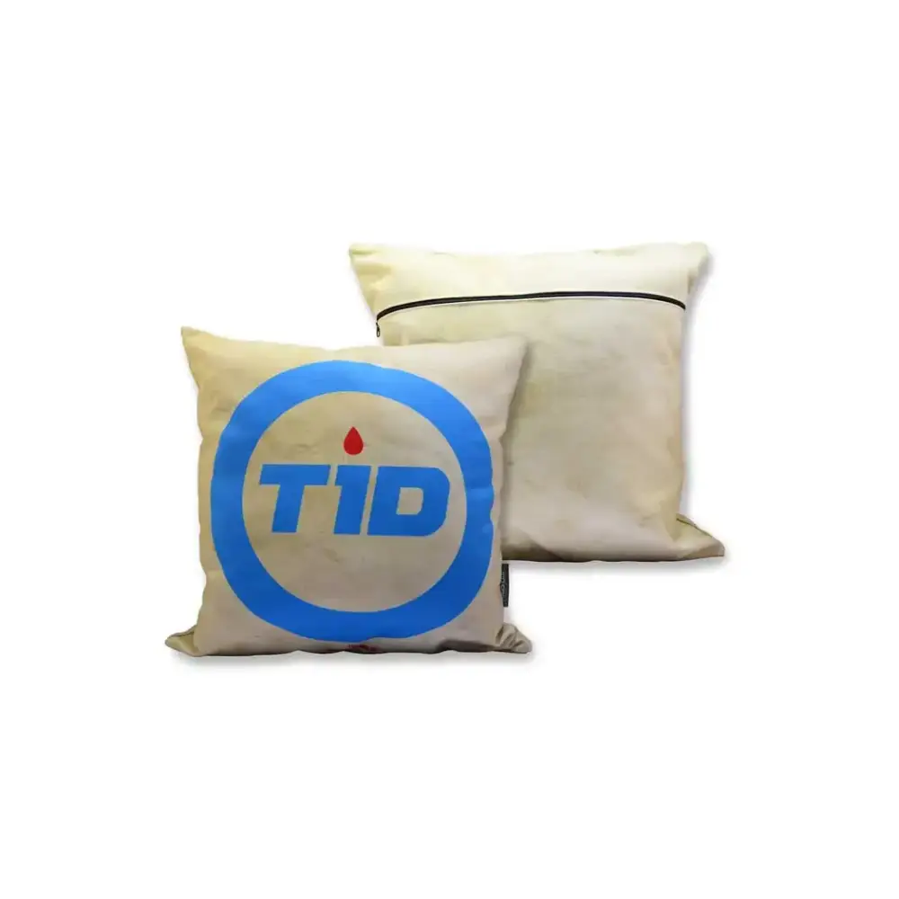 Diabetes Awareness Pillow Cover promoting comfort and support with unique designs.