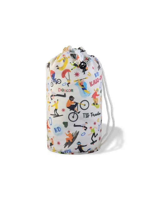 Dia-Bucket Bag - Segeltuchtasche mit Diabetes-Motiven