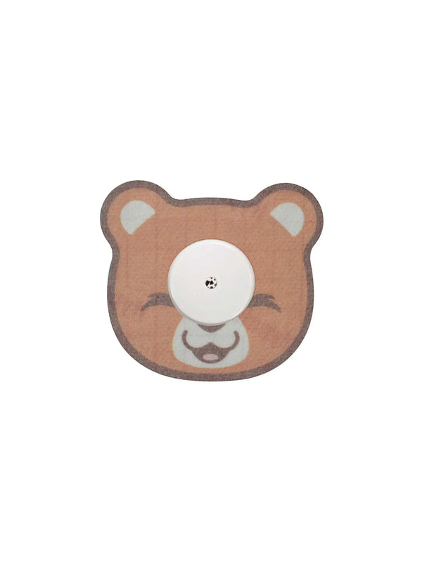 Freestyle Libre 2 bear shape adhesive patch for kids CGM sensor with fun design and durable material