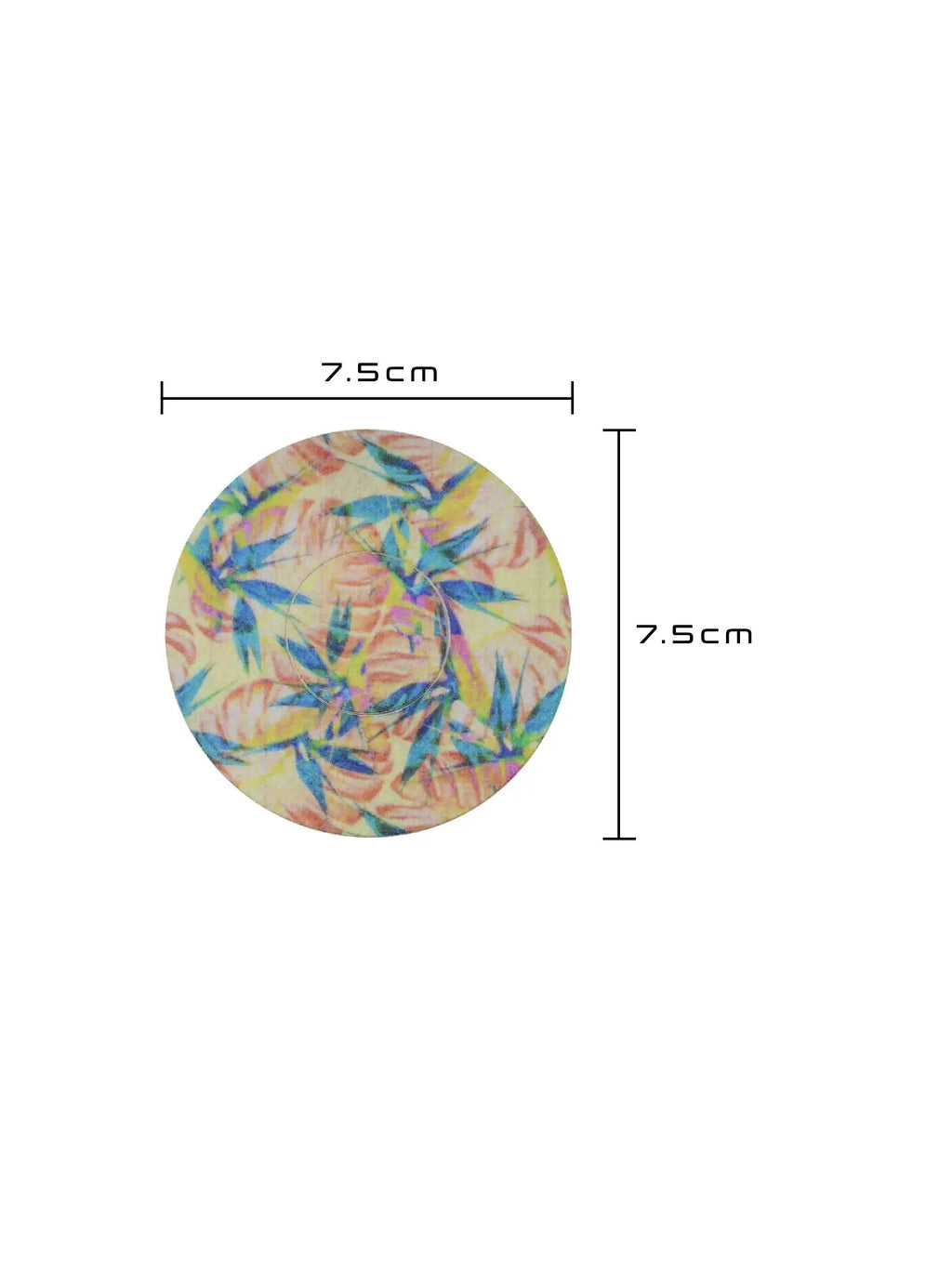 Fixierpflaster für FreeStyle Libre 2, Design Tequila Sunrise, Größe 7,5 x 7,5 cm