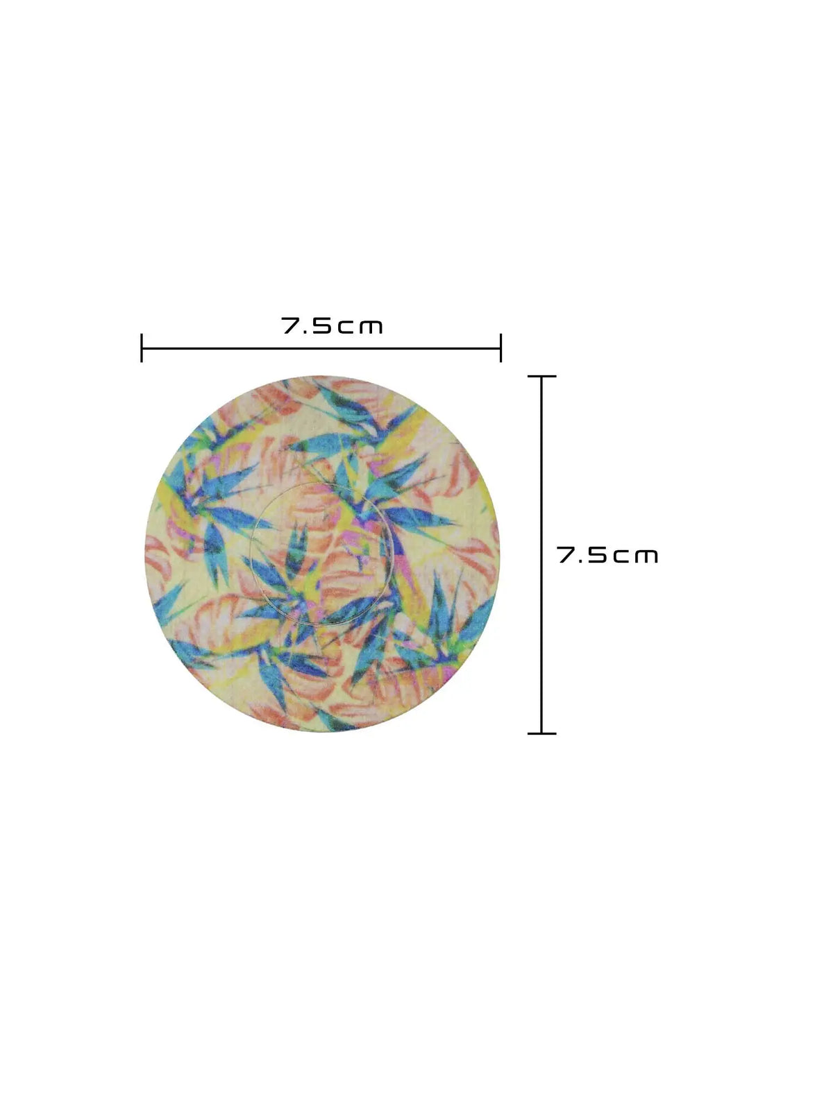 Fixierpflaster für FreeStyle Libre 2, Design Tequila Sunrise, Größe 7,5 x 7,5 cm