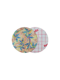 Fixierpflaster für FreeStyle Libre 2, Design Tequila Sunrise, Vorder- und Rückseite mit Schutzfolie