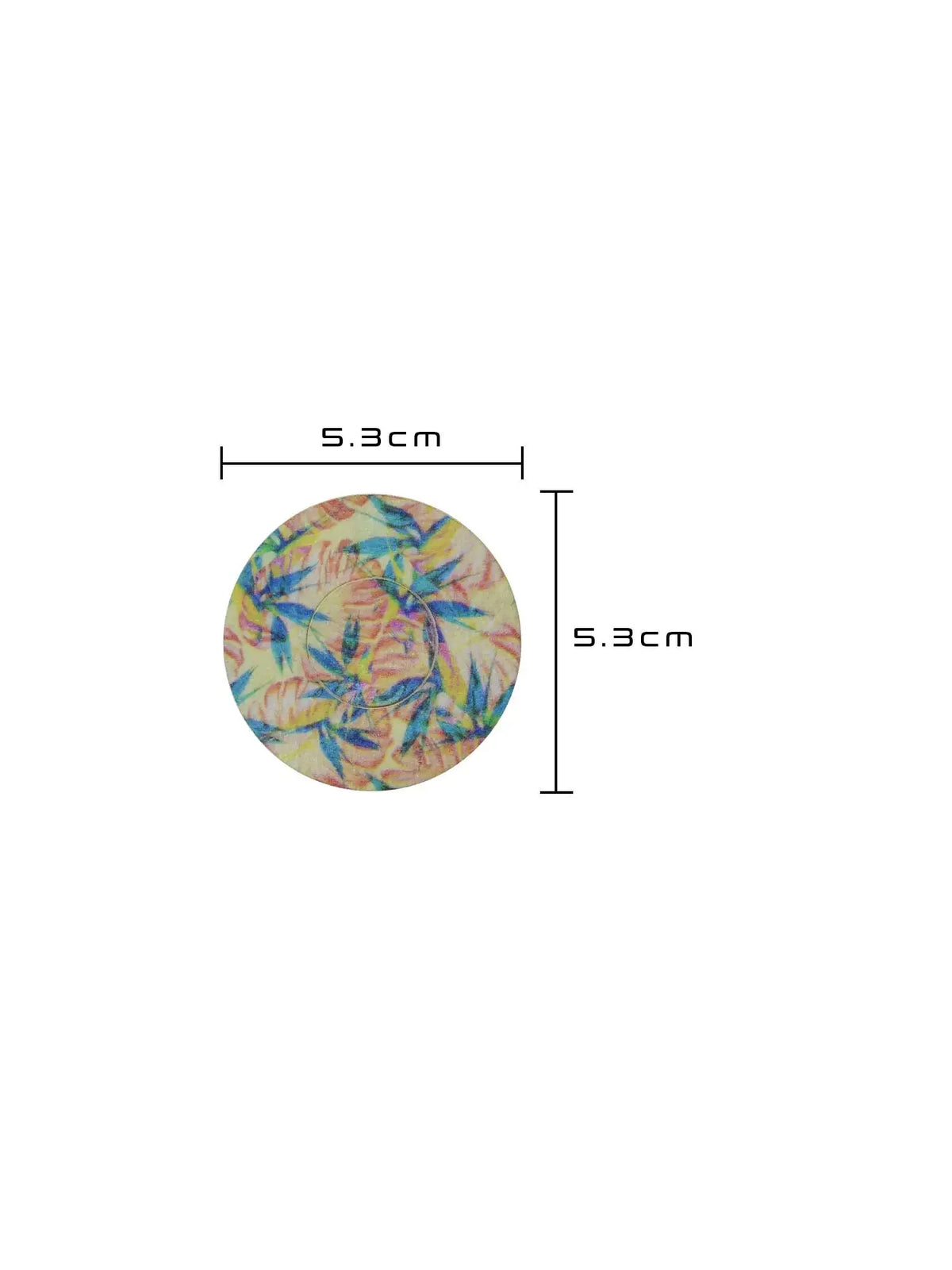 Fixierpflaster für FreeStyle Libre 3, Design Tequila Sunrise, Größe 5,3 x 5,3 cm