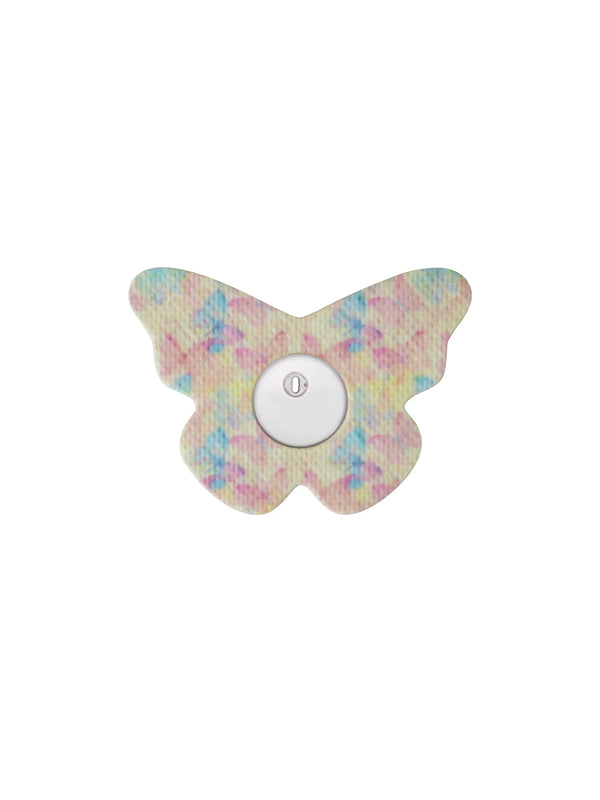 Fixierpflaster für FreeStyle Libre 3, Form Schmetterling, Design Butterfly Mirage