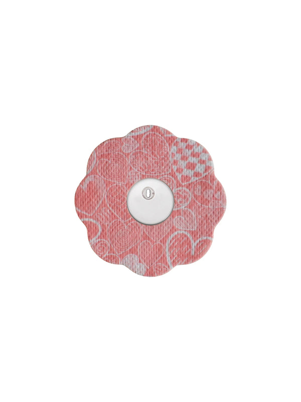 Fixierpflaster für FreeStyle Libre 3, Form Cookie, Design Kind of Love