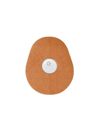 Fixierpflaster für FreeStyle Libre 3, Form Tropfen, Orange